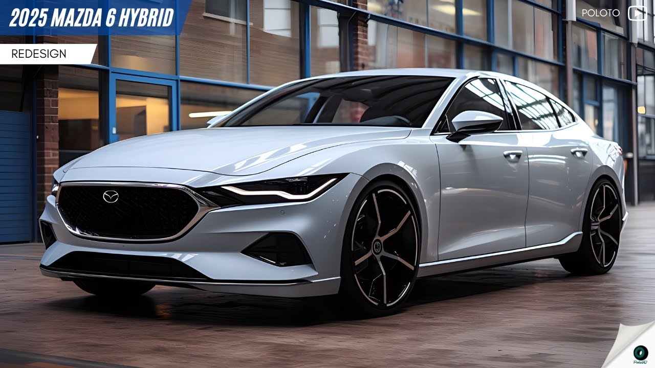 2025 Mazda6 Hybrid Steps Out Stylish From the CGI Shadows to Fight