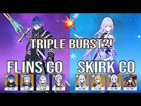 🔥 Flins TRIPLE Burst DESTROYS First Half! | Skirk C0 | Spiral Abyss 12 | Genshin Impact