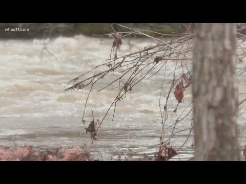 Louisville area roadways impacted by heavy rain, flooding