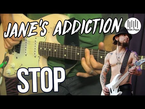 Jane's Addiction - Stop - Guitar Lesson - How To Play