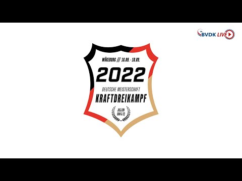 DM KDK Jugend/Junioren 2022: Juniorinnen -63kg,-69kg