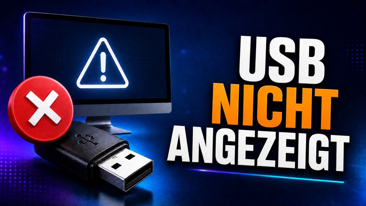 usb stick wird nicht angezeigt