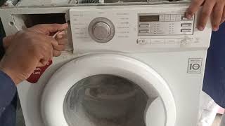 How to repair complete #lg  washing machine fully automatic front door destroy and restore