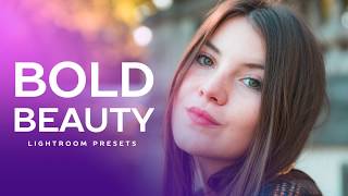 Bold Beauty Portrait and Wedding Lightroom Presets