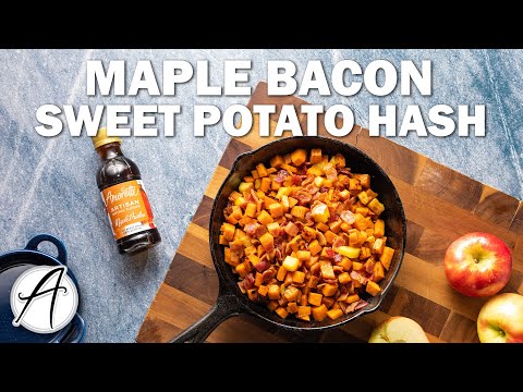 How to Make Maple Bacon Sweet Potato Hash | Perfect Fall Side Dish