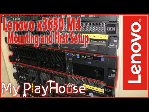 Lenovo x3650 M4 Rack Mounting and IMM Reset & Access - 460
