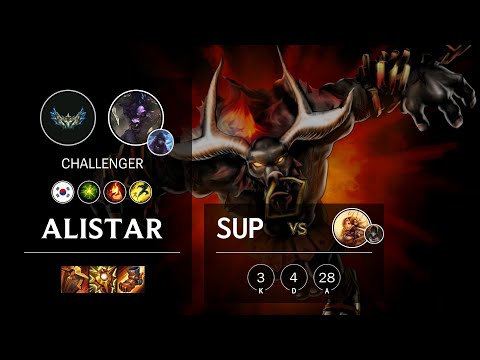 Alistar Support vs Leona - KR Challenger Patch 12.3