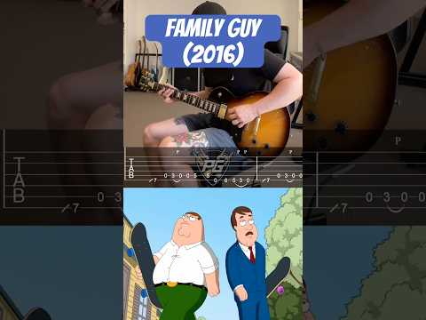 Peter Griffin’s GoPro Skate Video - Family Guy (Guitar Cover with TABS) | Even Flow - Pearl Jam