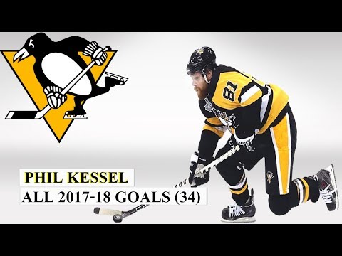 Phil Kessel (#81) All 34 Goals of the 2017-18 NHL Season