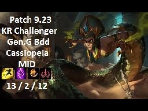 Gen G Bdd - Cassiopeia vs Ryze - KR Challenger 937 LP