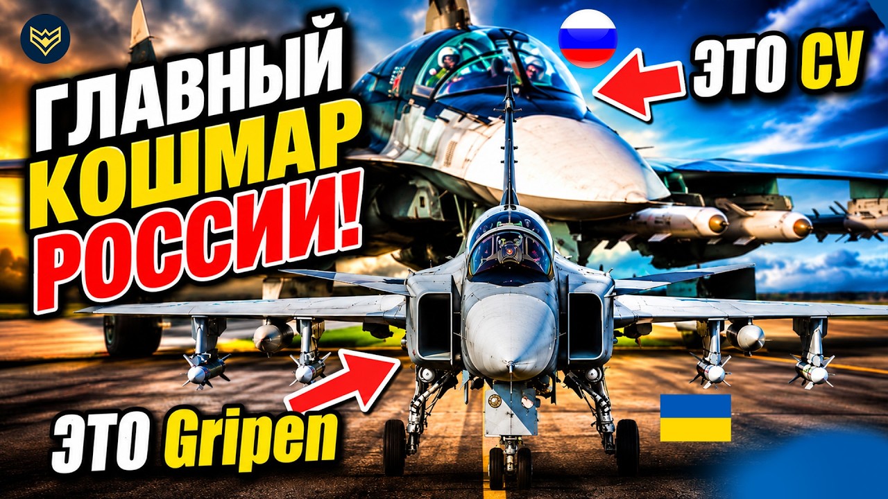 🚨 ЭТОГО МОМЕНТА В РОССИИ БОЯТСЯ! Gripen выходит на охоту за российскими Сушкам?