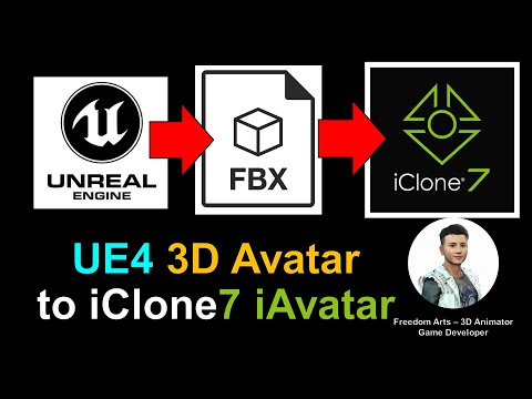 Unreal Engine 3D Avatar to iClone 7.9 - Full Tutorial