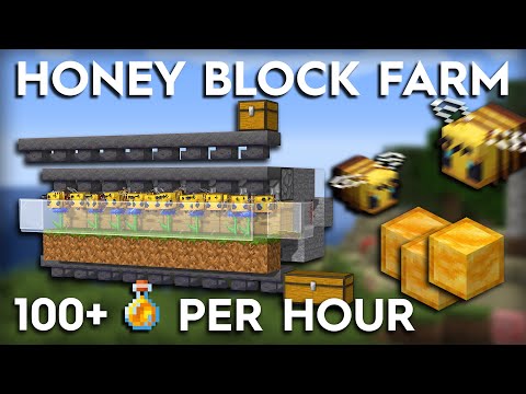 Honey Farm Tutorial - Fully Automatic — Minecraft farm tutorial thumbnail