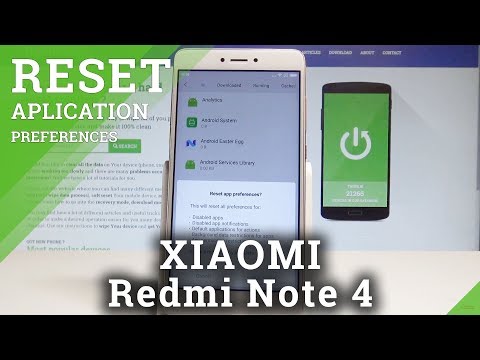 How to Reset App Preferences on XIAOMI Redmi Note 4 - Restore App Settings