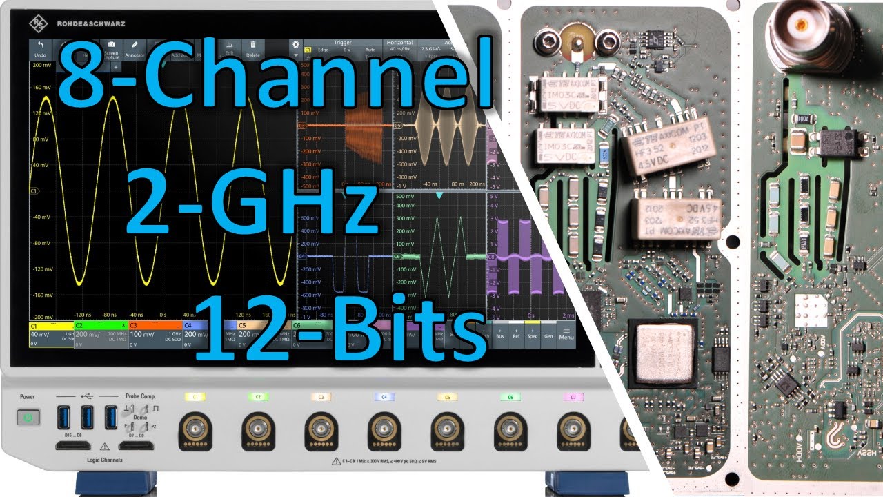 TSP #249 - Rohde & Schwarz MXO-5, 2-GHz, 8-Channel, 12-Bit Oscilloscope Teardown & Trigger Zone Exp.