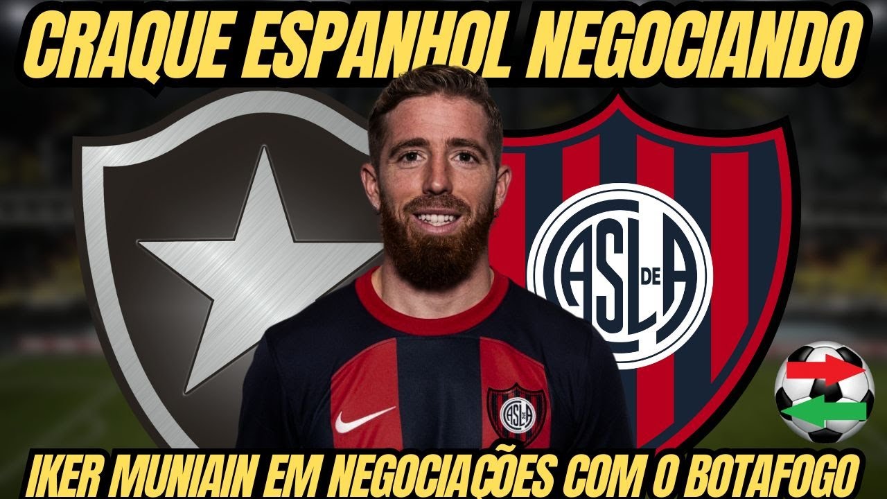 🔥VEM O 10? BOTAFOGO NEGOCIA COM CRAQUE ESPANHOL IKER MUNIAIN | ARTUR JORGE FALOU SOBRE CONTINUIDADE