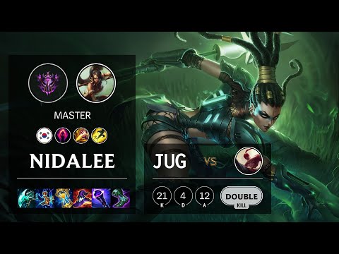 Nidalee Jungle vs Lee Sin - KR Master Patch 11.16
