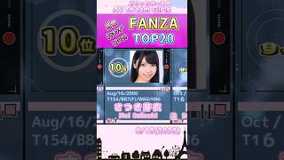 【2023年8月13日】FANZA月間ﾗﾝｷﾝｸﾞ(DVD) TOP20 #shorts