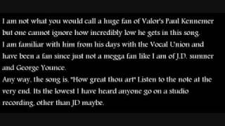 How great thou art by Paul Kennemer and Valor.wmv