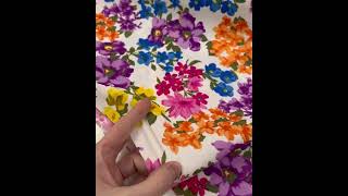 11082 Бифлекс для купальников с принтом: Дикие цветы, плотность 190 гр/м2, ширина 148 см на YouTube