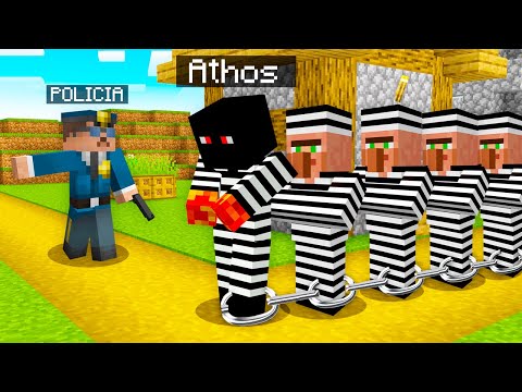 I GOT ARRESTED WITH VILLAGERS IN THE MINECRAFT VILLAGE 😮