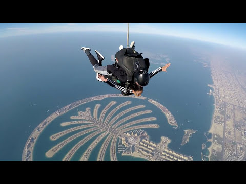 I was scared for my life! Skydive Dubai My FIRST Ever Sky Dive!