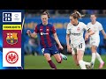 HIGHLIGHTS | FC Barcelona - Eintracht Frankfurt -- UEFA Women's Champions League 2023-24 (Deutsch)