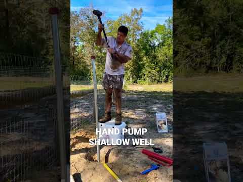 DIY Hand pump shallow well💦