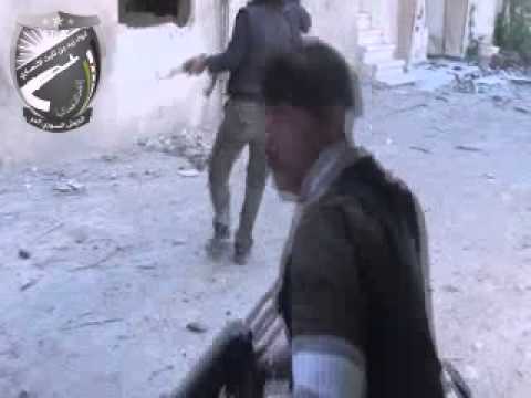 انتشار عناصر لواء زيد بن ثابت الأنصاري بالقرب من حاجز سيدي مقداد في ريف دمشق