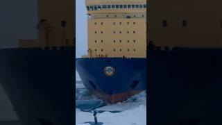 🚢 Icebreaking in Laptev Sea 🧊 #Shorts