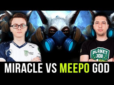 Miracle- Antimage vs w33 Meepo GOD Total Domination - Dota 2