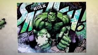 Hulk Jigsaw Puzzle Game Rompecabezas De Marvel Avengers Learning Games Kids Toys | quebra cabeça