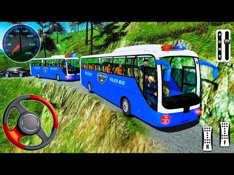 Prisoner Transport Bus Simulator 3D - Offroad Police Bus Service Duty - Android Gameplay