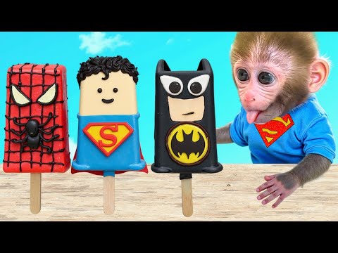 Bebé Mono BonBon Va A Cosechar Oro Y Compra Carros De Juguete En El Parque - MONO BONBON ESP