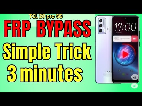TCL 20 Pro 5G FRP Bypass in 3 Minutes! (Simple Trick - No PC Needed)