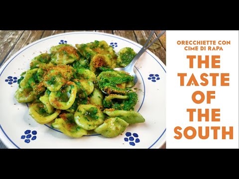 Do you know how to make this pasta? Orecchiette con cime di rapa! So delicious!
