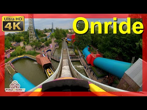 Flashback (Onride) Video Walibi Belgium 2021 – MACK Rides LogFlume / Wildwasserbahn - front seat POV