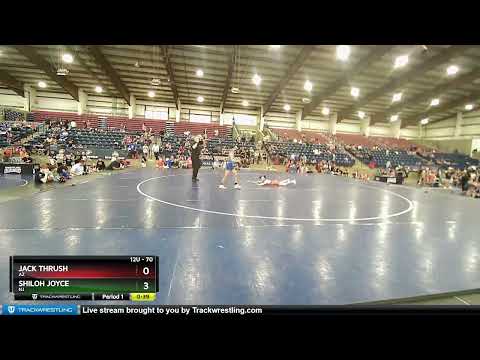 70 Lbs 1st Place Match - Jack Thrush, AZ Vs Shiloh Joyce, NJ 379c