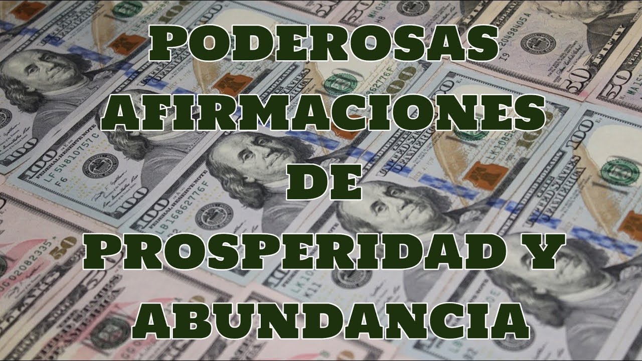 💰AFIRMACIONES de ABUNDANCIA y PROSPERIDAD 💲 Decretos "YO SOY" para ATRAER DINERO 💰