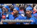 Demo Buruh Protes RUU Cipta Lapangan Kerja Demo Buruh Protes RUU Cipta Lapangan Kerja