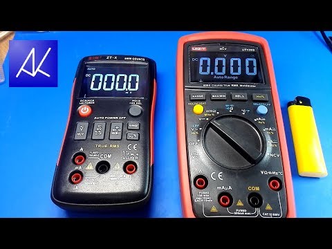 Мультиметры ZT-X и UT139S.