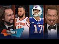 Knicks eliminated from NBA Playoffs & Bills QB Josh Allen the best in the NFL? | FIRST THINGS FIRST