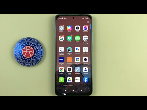 How to disable and manage application categories in the app drawer Xiaomi Redmi Note 10 Android 11