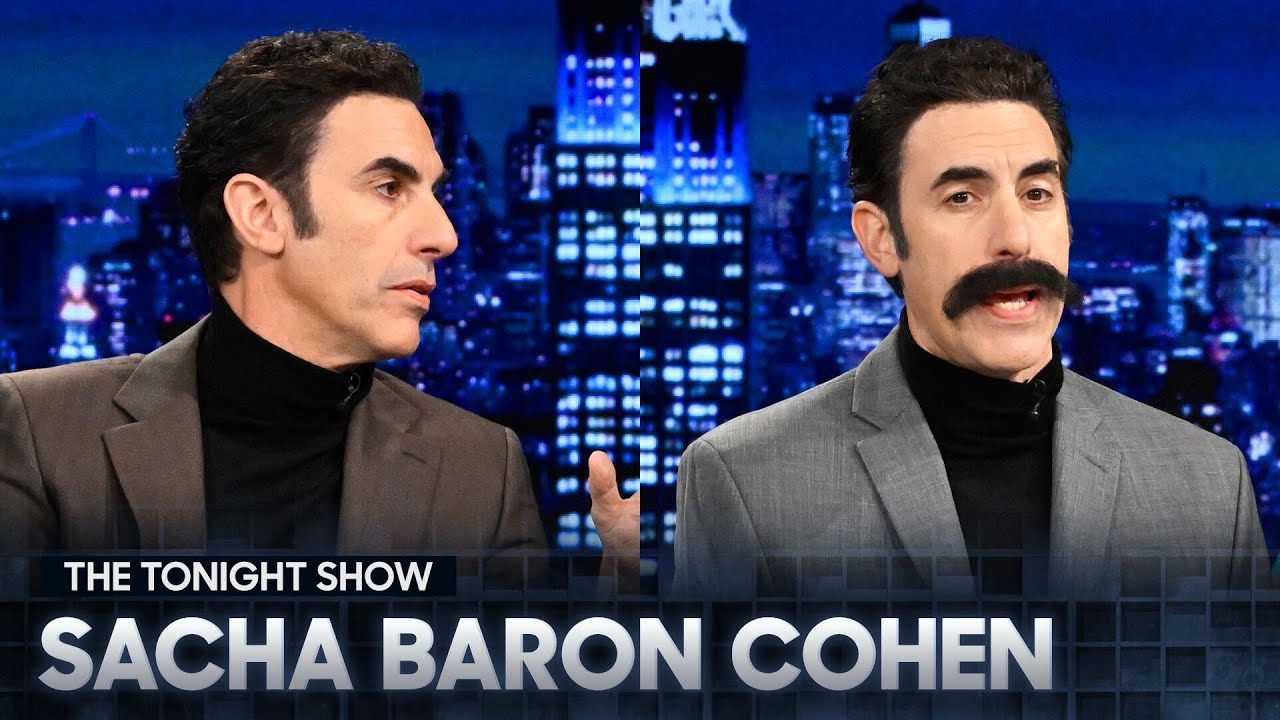 Sacha Baron Cohen Moderates a Trump vs. Harris Debate as Borat, Talks Rudy Giuliani’s Borat Scene