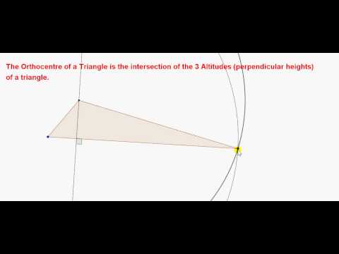 comment construire orthocentre d'un triangle