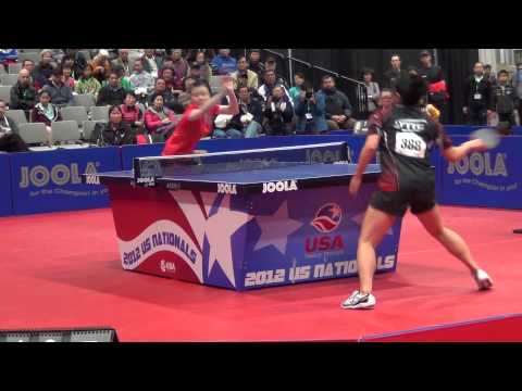 Judy Hugh vs. Ariel Hsing, Women's Singles Semifinal, US National Table Tennis Championships