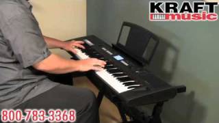 Video thumbnail for Kraft Music - Yamaha Piaggero NPV80 and NPV60 Demo by Kraft Music