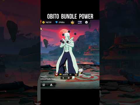 Obito Bundle Power 🔥 Free Fire X Naruto | Obito Bundle Free Fire #srikantaff