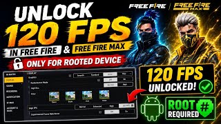Unlock 120 FPS in Free Fire MAX 🔥 | Root Required | Ultra Smooth Gameplay