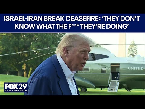 Trump swearing video: Says Iran, Israel ‘don’t know what the f—’ they’re doing